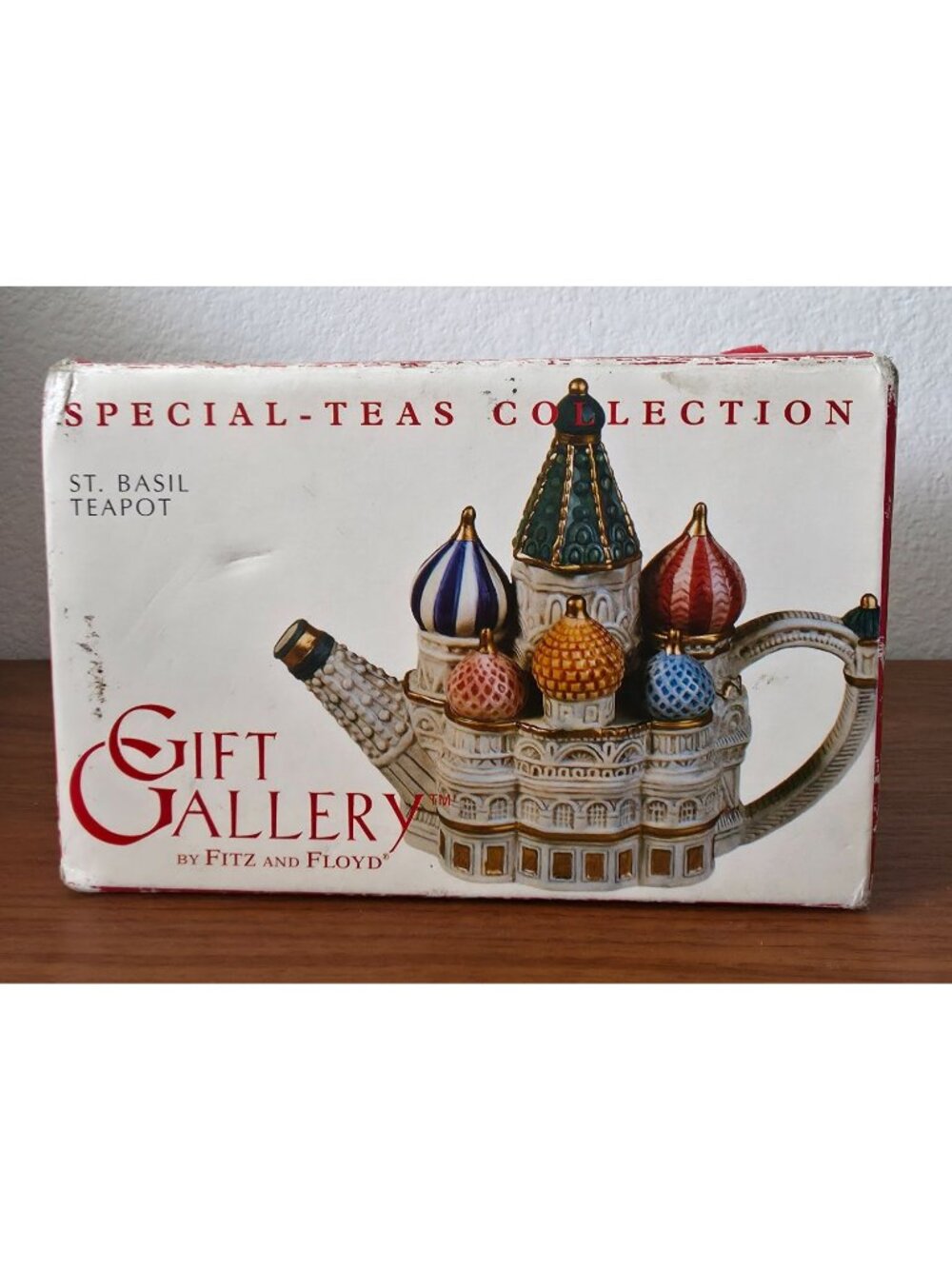 Vintage Gift Gallery Fitz & Floyd St. Basil's Cathedral Teapot Special-Teas 2002